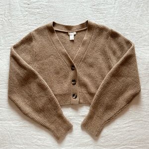 H&M cropped cardigan
